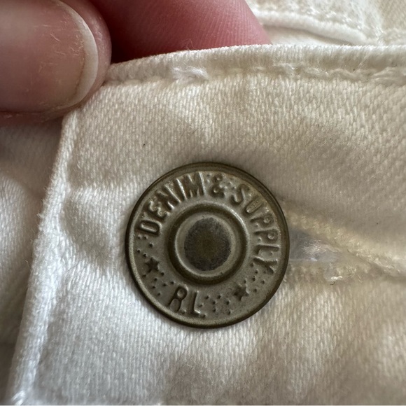 Ralph Lauren Denim & Supply Morgan Crop Skinny Jeans White Size 27 - Picture 10 of 14